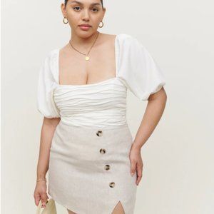 Reformation - Taylor Linen Skirt - Size 0 -